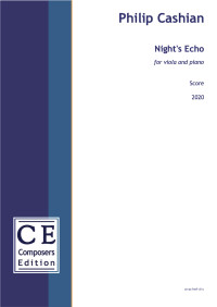 CE-PC1NE1 • CASHIAN - Night's Echo - Partitur und Bratschensti