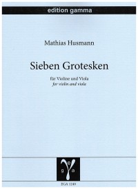 EGA 1240 • HUSMANN - Sieben Grotesken - 2 Spielpartituren