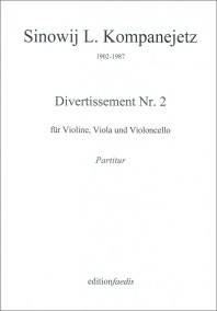 FAE133 • KOMPANEJETZ - Divertissement No.2 - Score and part