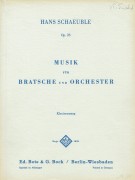 Umschlag / Cover