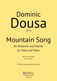 M4V-1030 • DOUSA - Mountain Song - Partitur und Stimme