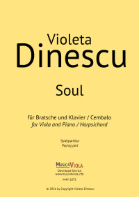 M4V-1072 &bull; DINESCU - Soul - Spielpartitur